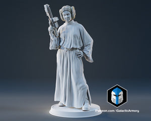 Princess Leia Figurine - Pose 2 - 3D Print Files