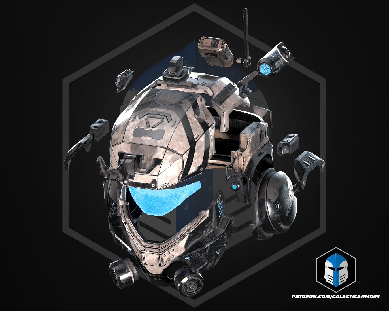 TF2 Pulse Blade Helmet - 3D Print Files – Galactic Armory
