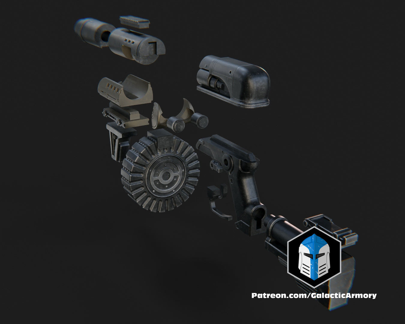 Pyke Syndicate Repeater Blaster - 3D Print Files