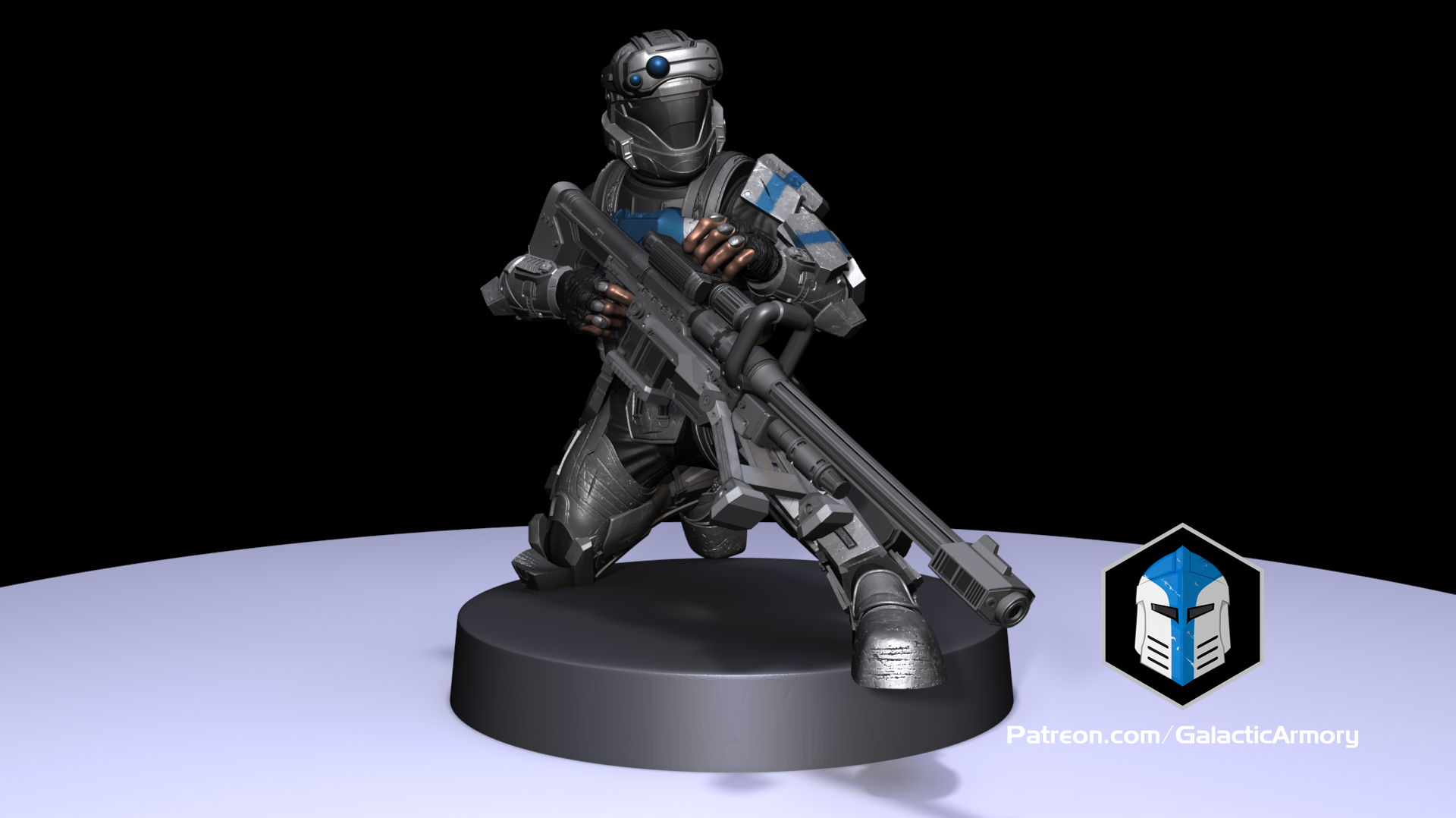 1:48 Scale Alpha 9 ODST Miniatures - 3D Print Files