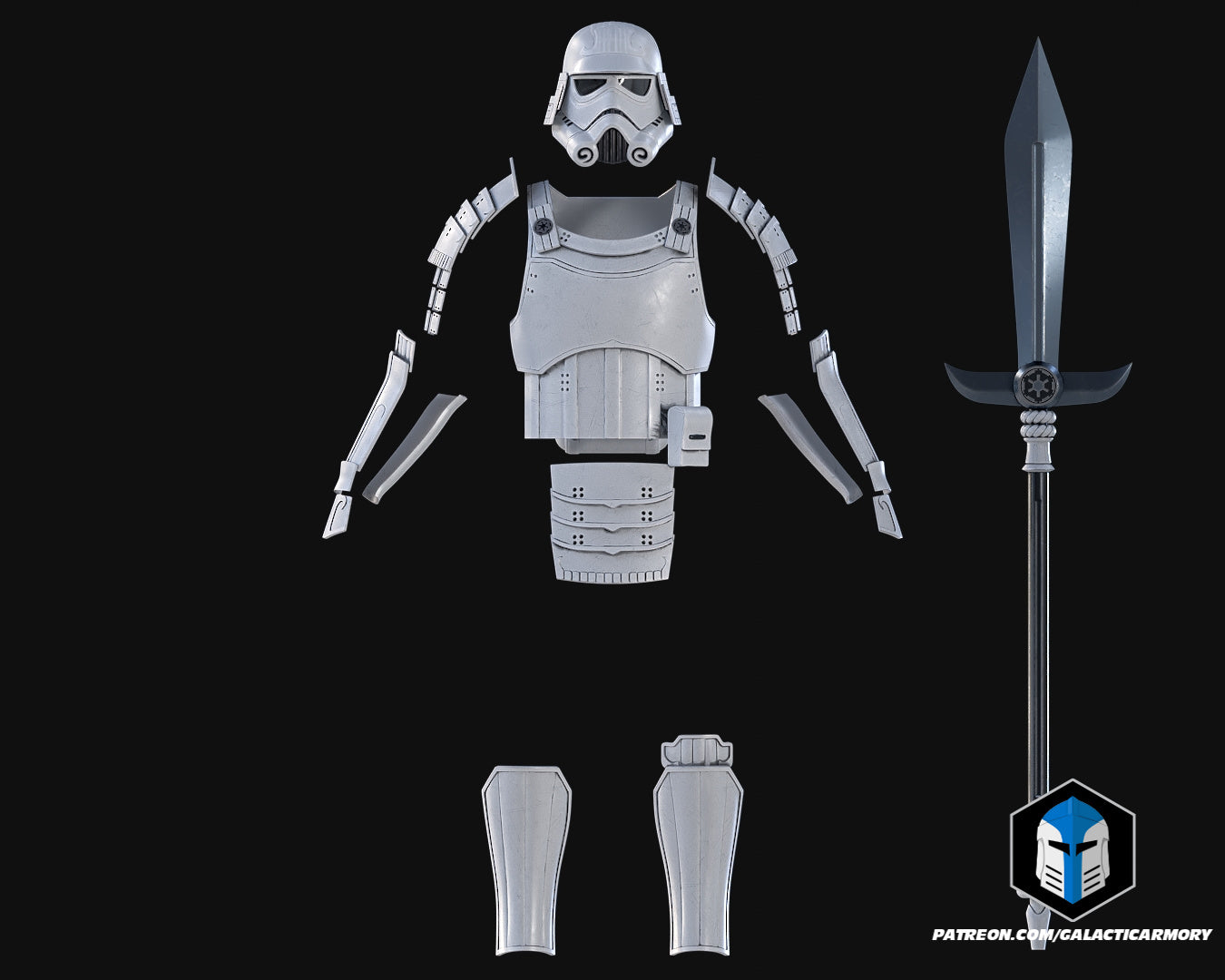 Samurai Stormtrooper Armor - 3D Print Files