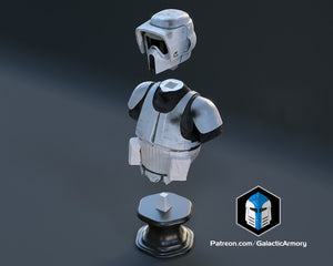 Scout Trooper Bust - 3D Print Files