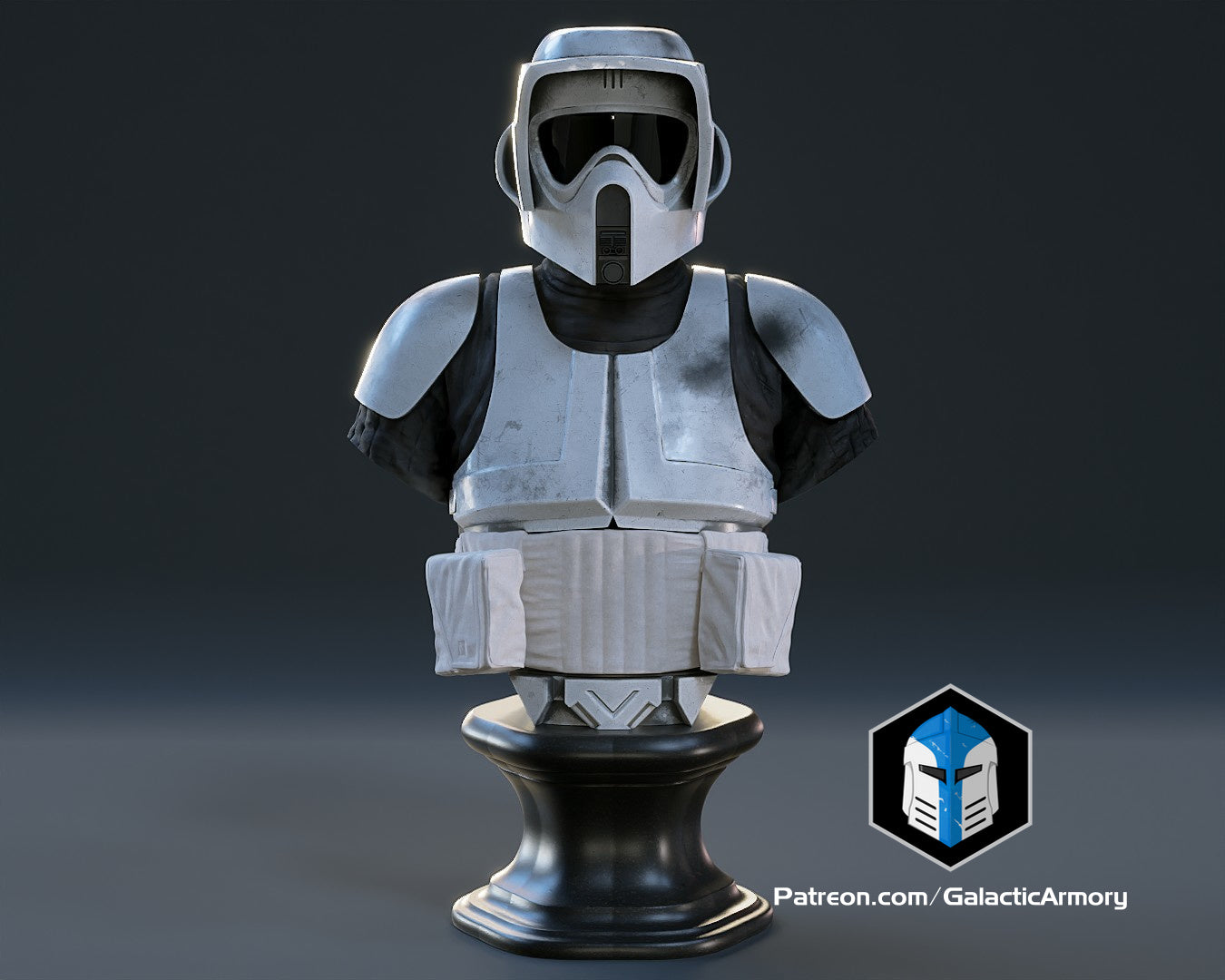 Scout Trooper Büste - 3D-Druckdateien