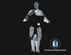 Temple Guard Concept Art Armor Sets - 3D Print Files