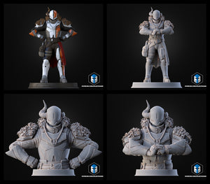 Destiny Lord Shaxx Figurines - 3D Print Files