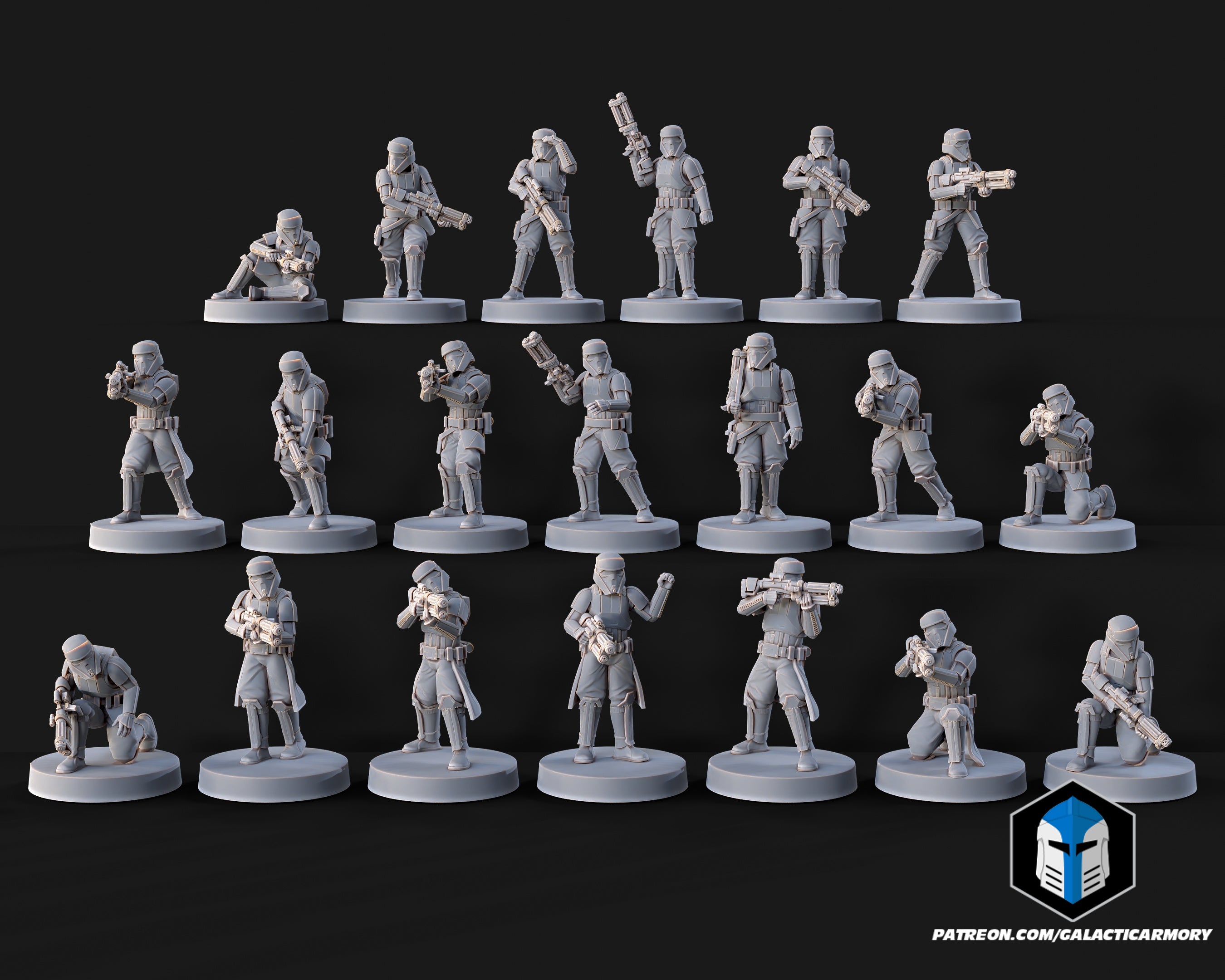 1:48 Scale Shoretroopers - 3D Print Files