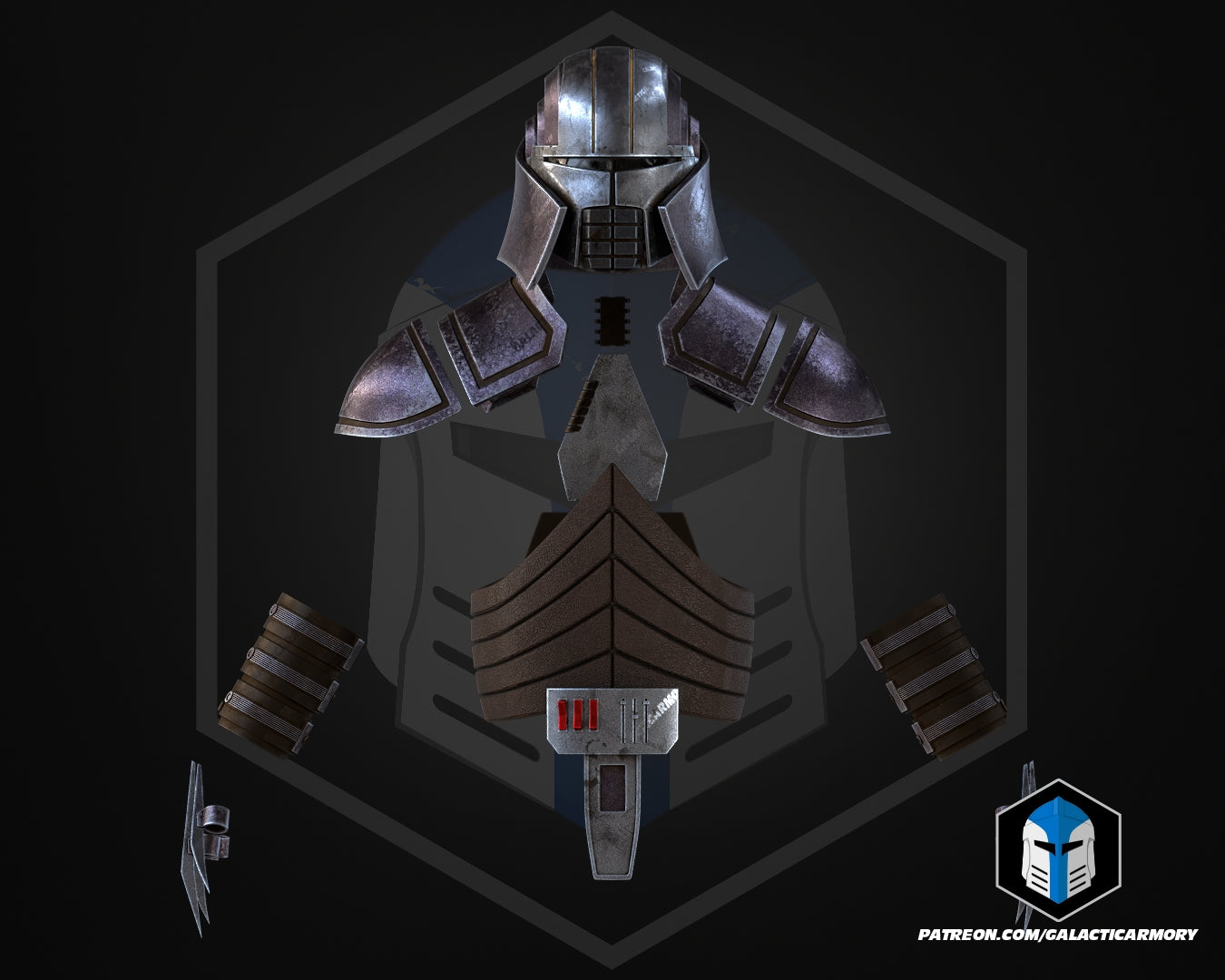 Hoth Starkiller Helmet and Armor - 3D Print Files – Galactic Armory