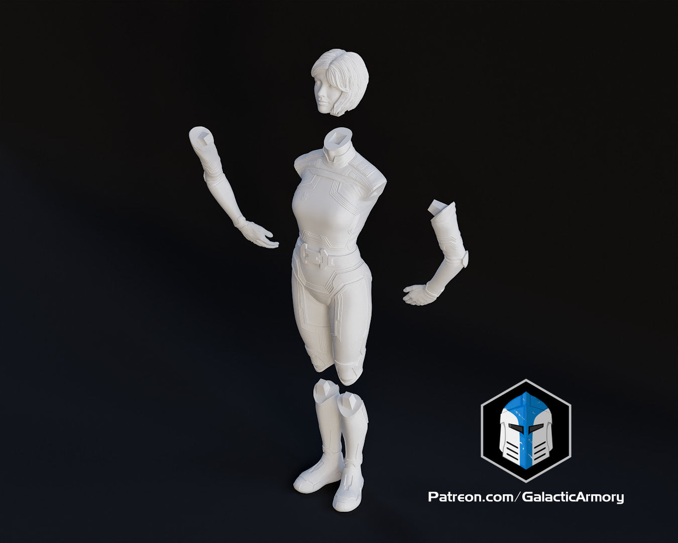 Halo The Weapon Figurine - Pose 2 - 3D Print Files