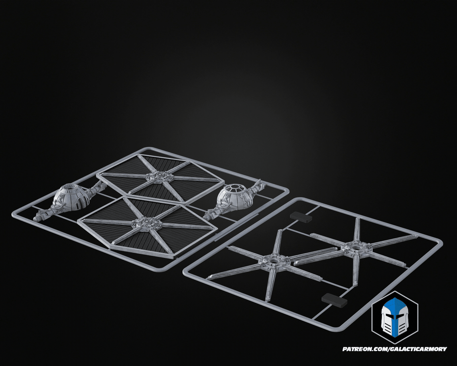 Tie Fighter Vehicle Kit Card - 3D Print Files – Galactic Armory