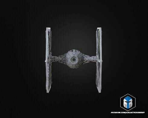 Tie Fighter Vehicle Kit Card - 3D Print Files