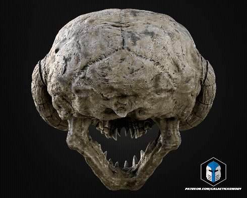 Life Sized Wampa Head Wall Mount - 3D Print Files