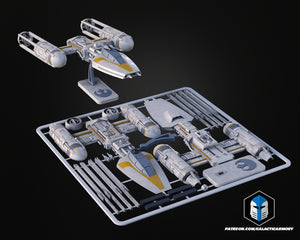 Y-Wing Vehicle Kit Card - 3D Print Files