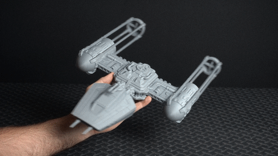 1:48 Scale and Tea Light Y-Wing - 3D Print Files