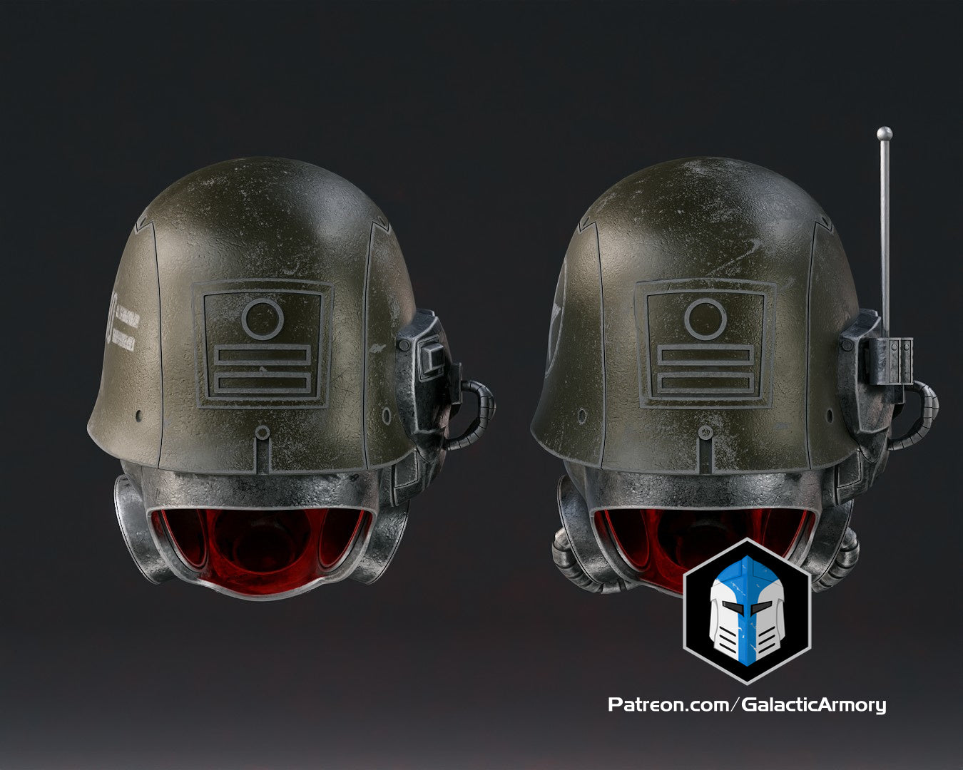 Fallout NCR Ranger Advanced and Elite Helmets - 3D Print Files