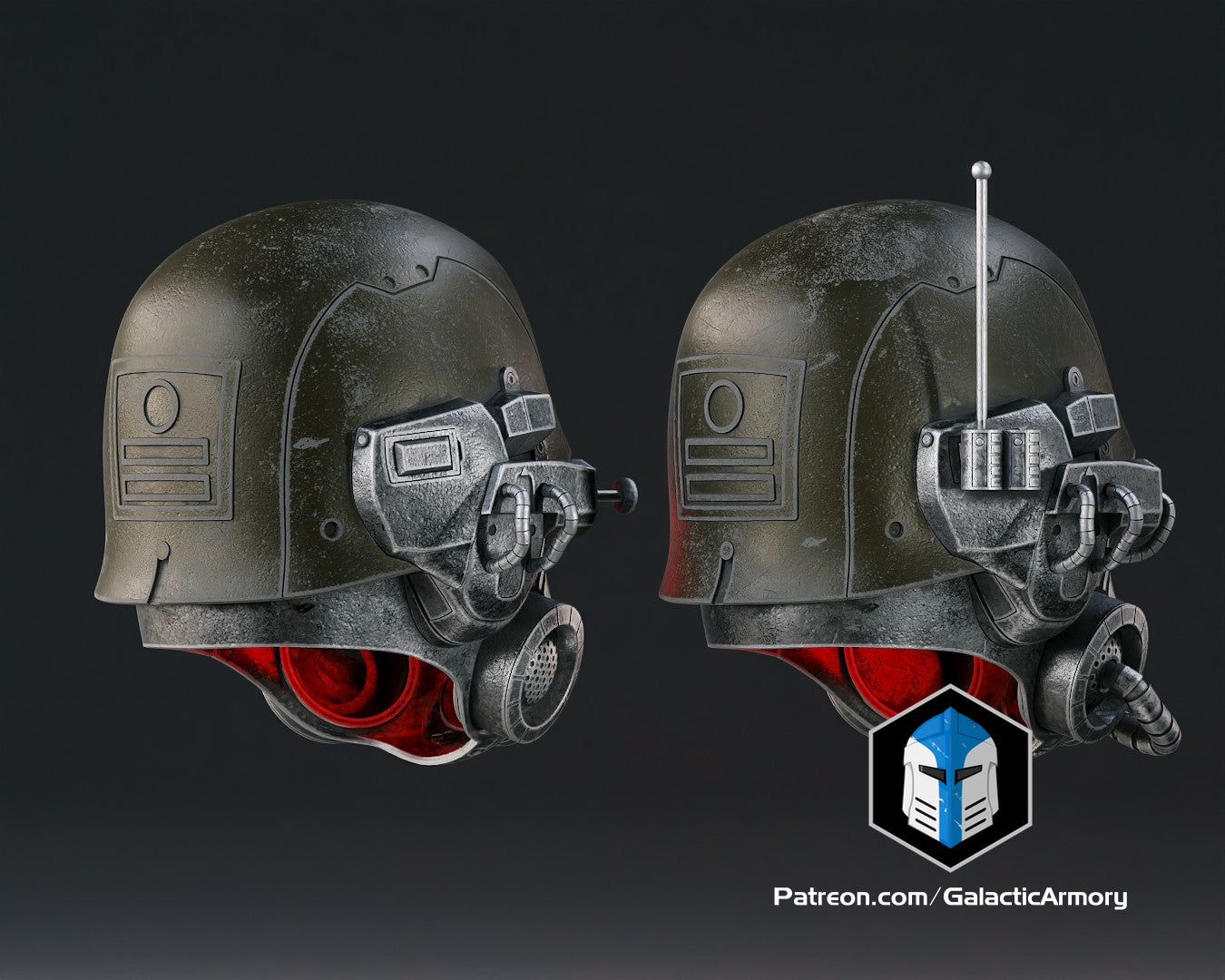 Fallout NCR Ranger Advanced und Elite Helme - 3D-Druckdateien