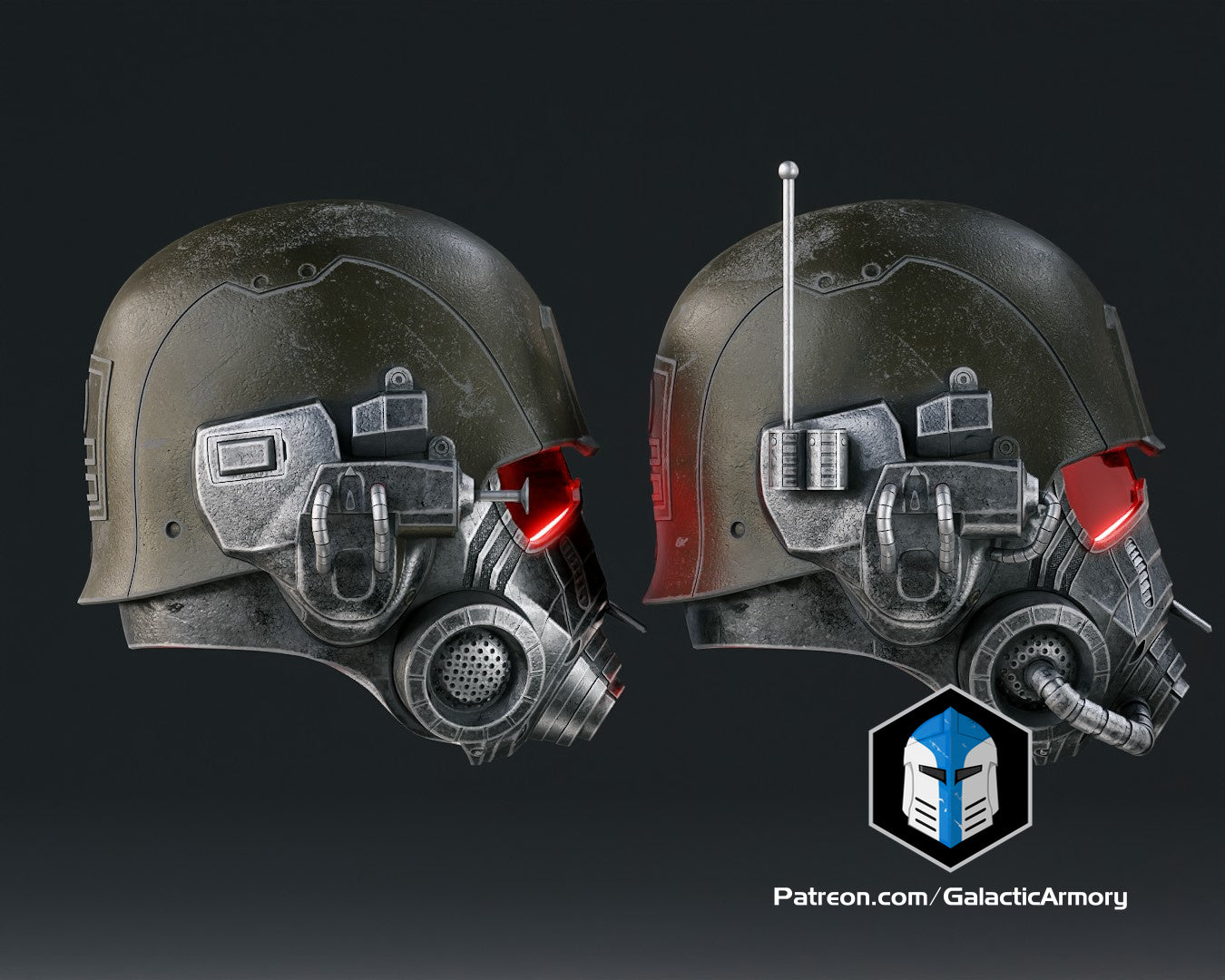 Ncr Advanced Ranger NCR Ranger Advanced and Elite Helmets - 3D Print Files – Galactic Armory
