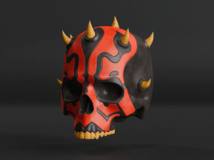 Darth Maul Skull - 3D Print Files