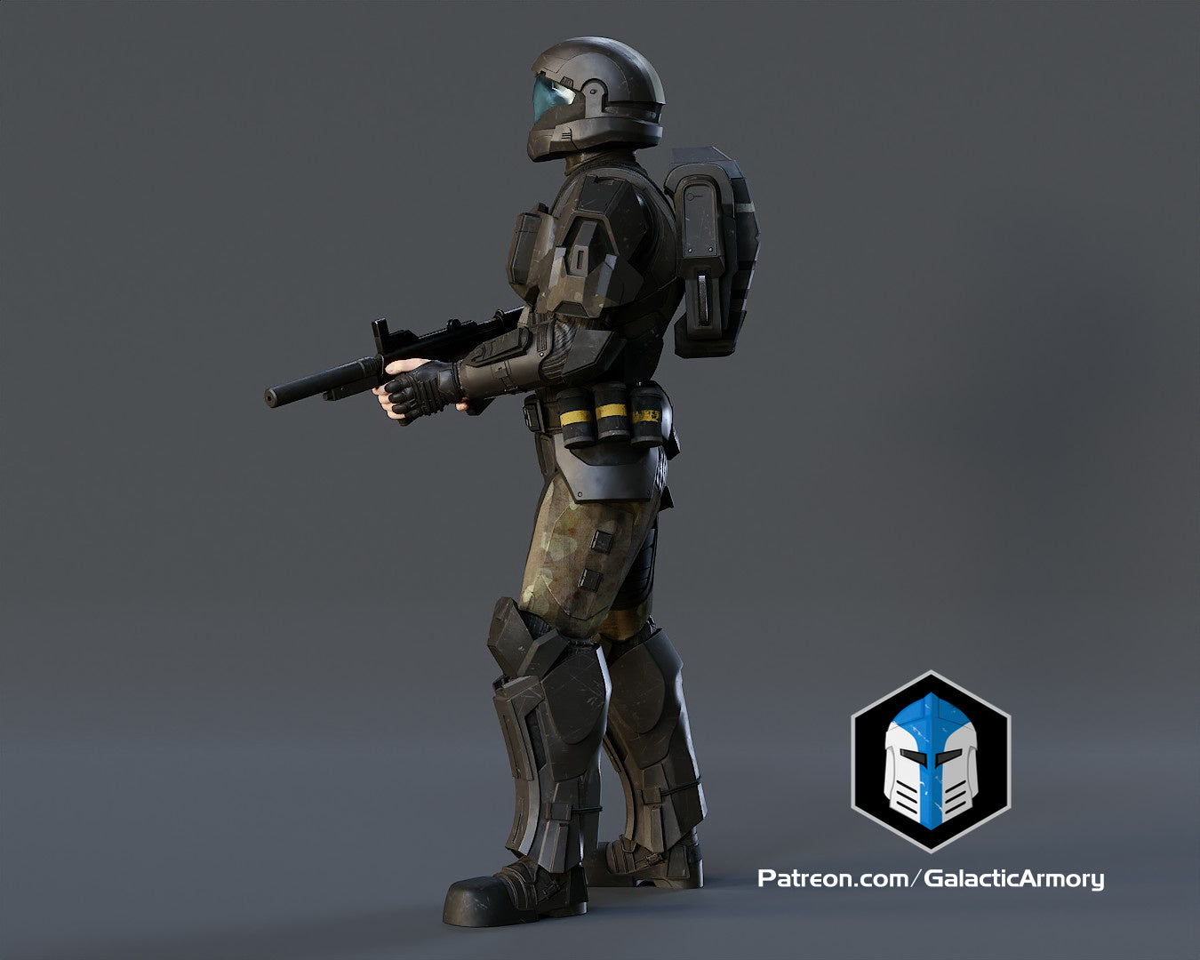 Halo ODST Figurine - Pose 1 - 3D Print Files