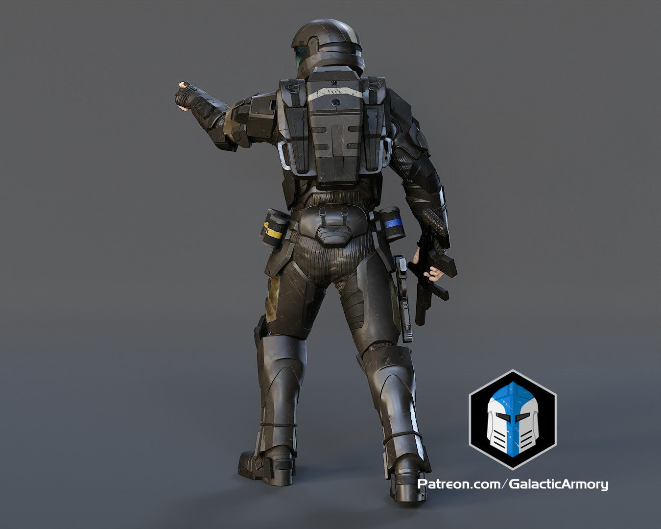 Halo ODST Figurine - Pose 3 - 3D Print Files – Galactic Armory