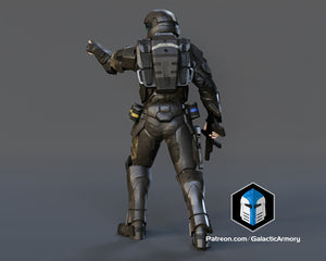 Halo ODST Figurine - Pose 3 - 3D Print Files