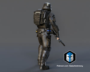 Halo ODST Figurine - Pose 3 - 3D Print Files