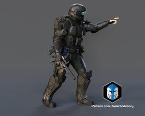 Halo ODST Figurine - Pose 3 - 3D Print Files
