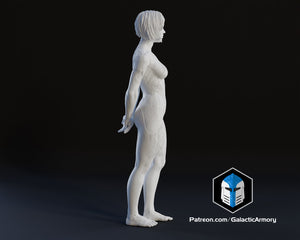 Halo Cortana Figurine - Pose 2 - 3D Print Files