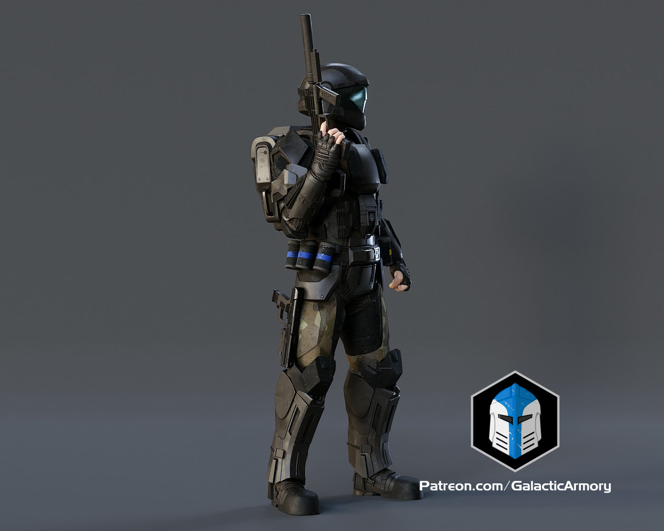 Halo ODST Figurine - Pose 2 - 3D Print Files