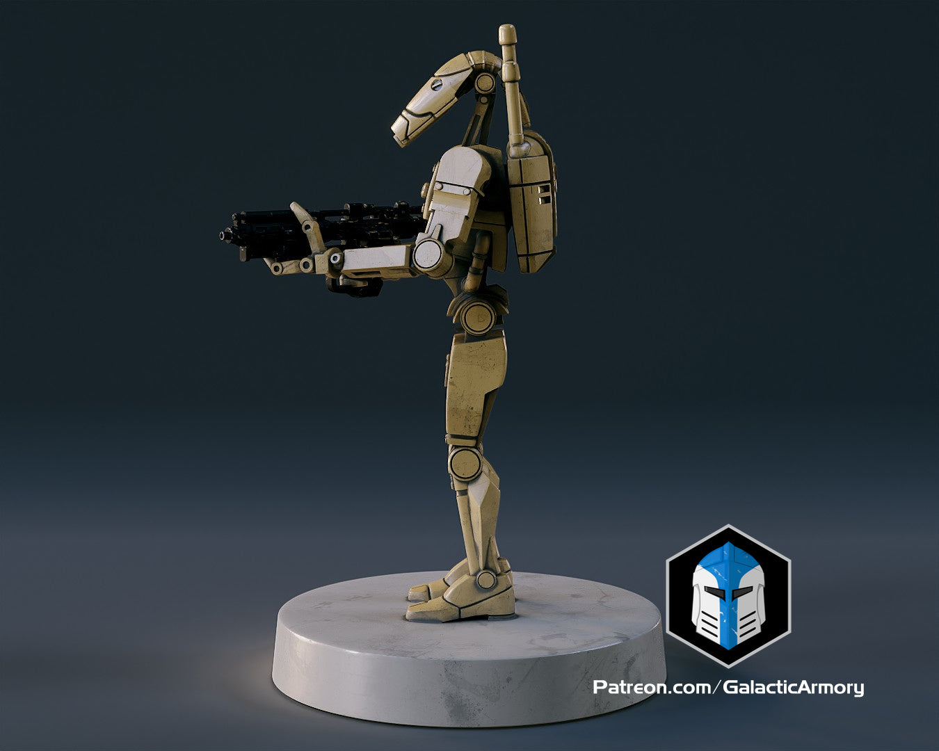 1:48 Scale Battle Droid Army - Assault Class - 3D Print Files