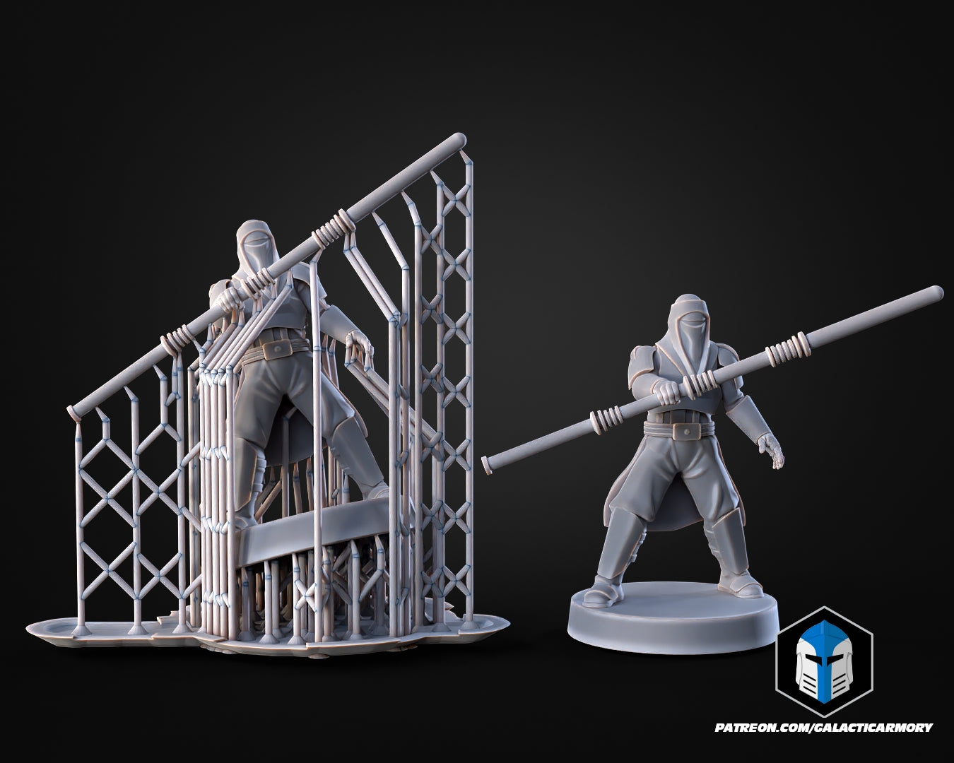 1:48 Scale Royal Guard Miniatures - 3D Print Files