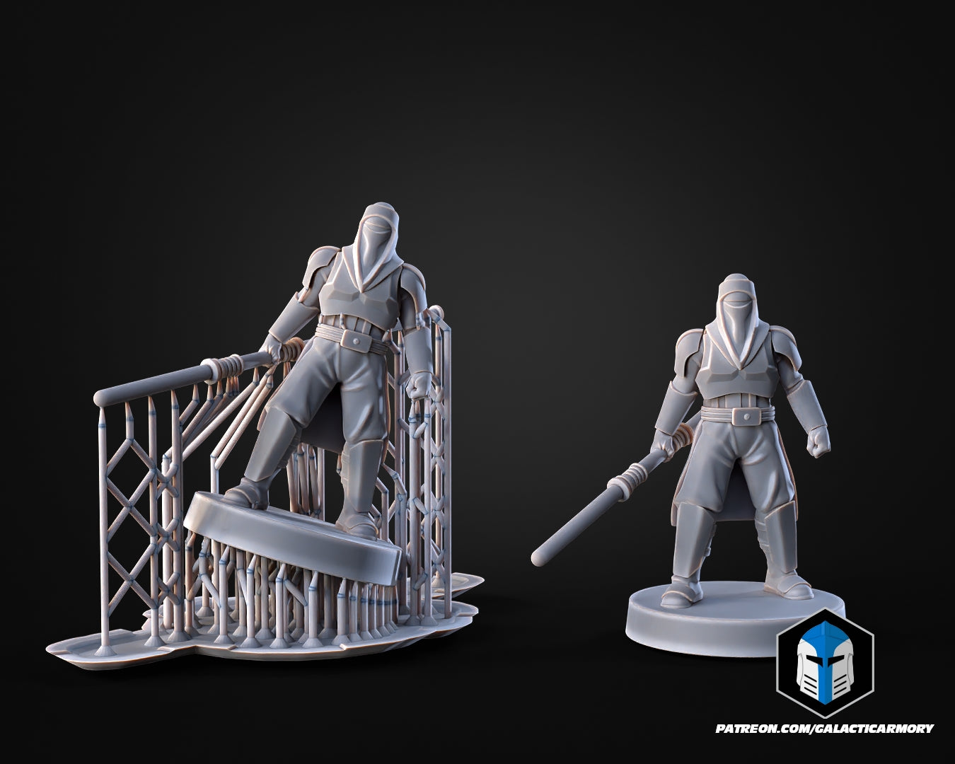 1:48 Scale Royal Guard Miniatures - 3D Print Files