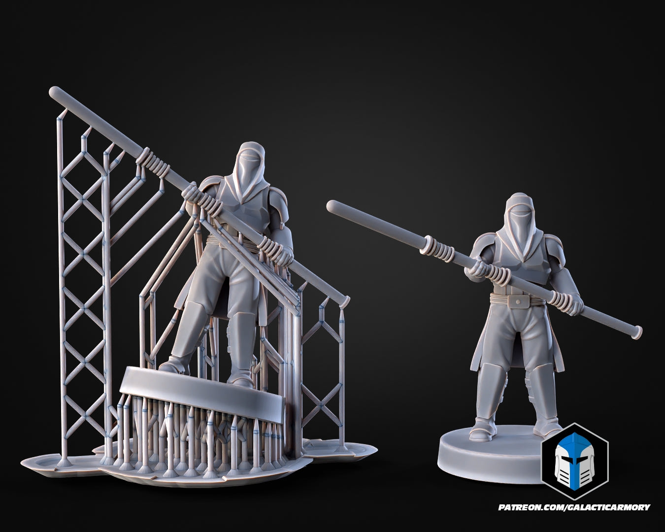 1:48 Scale Royal Guard Miniatures - 3D Print Files