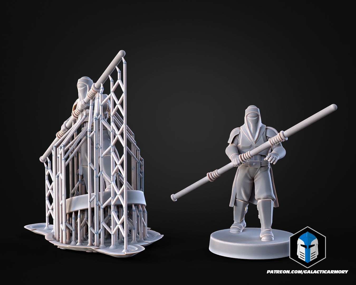 1:48 Scale Royal Guard Miniatures - 3D Print Files