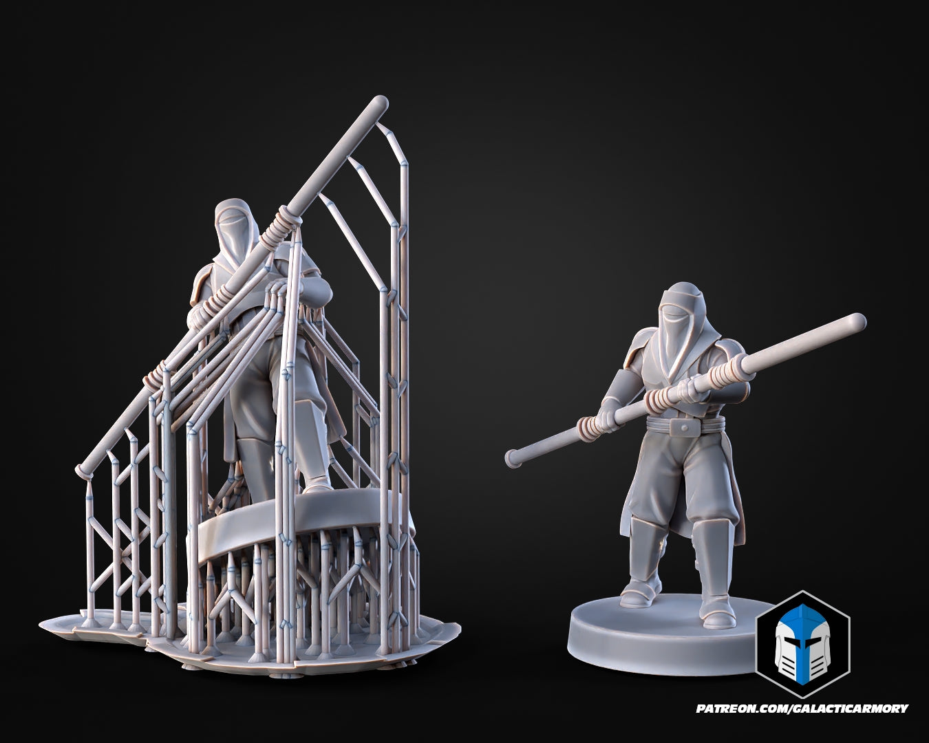 1:48 Scale Royal Guard Miniatures - 3D Print Files