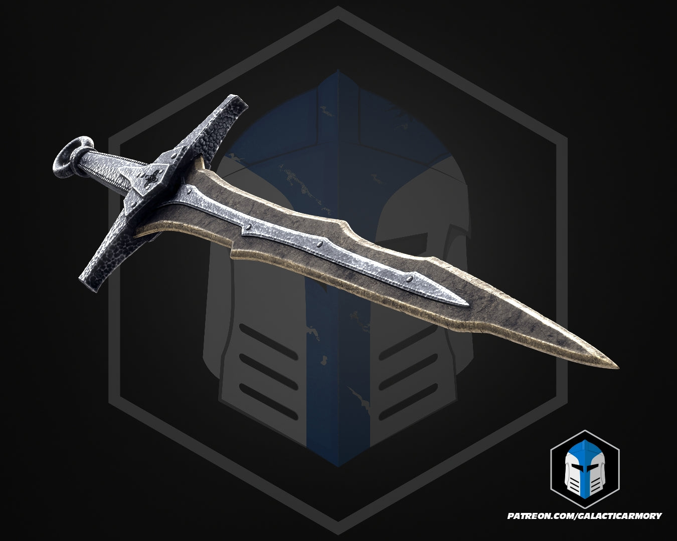 Dragonbone Sword and Shield - 3D Print Files