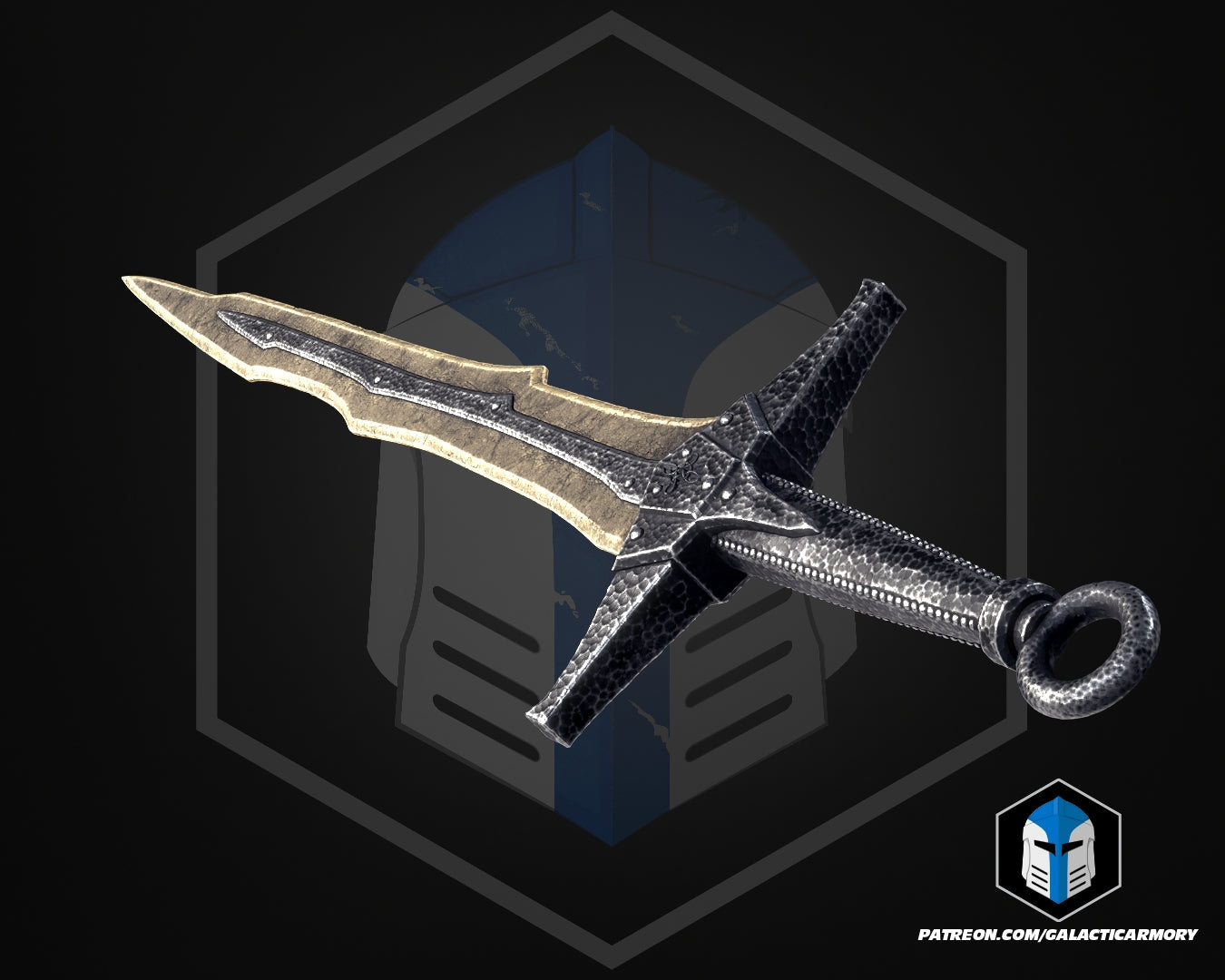 Dragonbone Sword and Shield - 3D Print Files