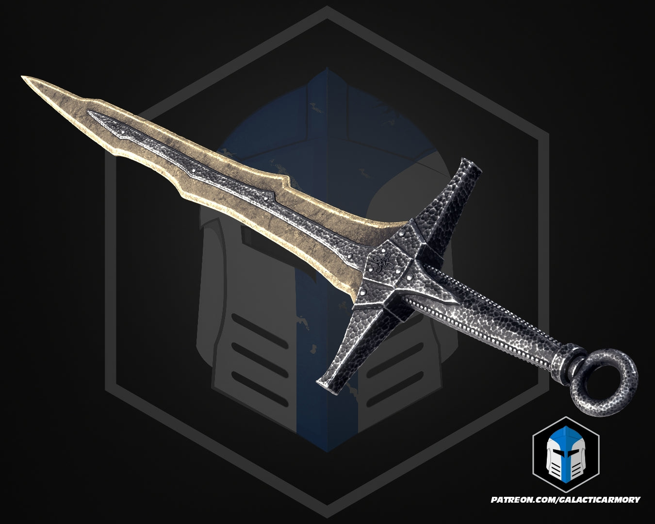 Dragonbone Sword and Shield - 3D Print Files