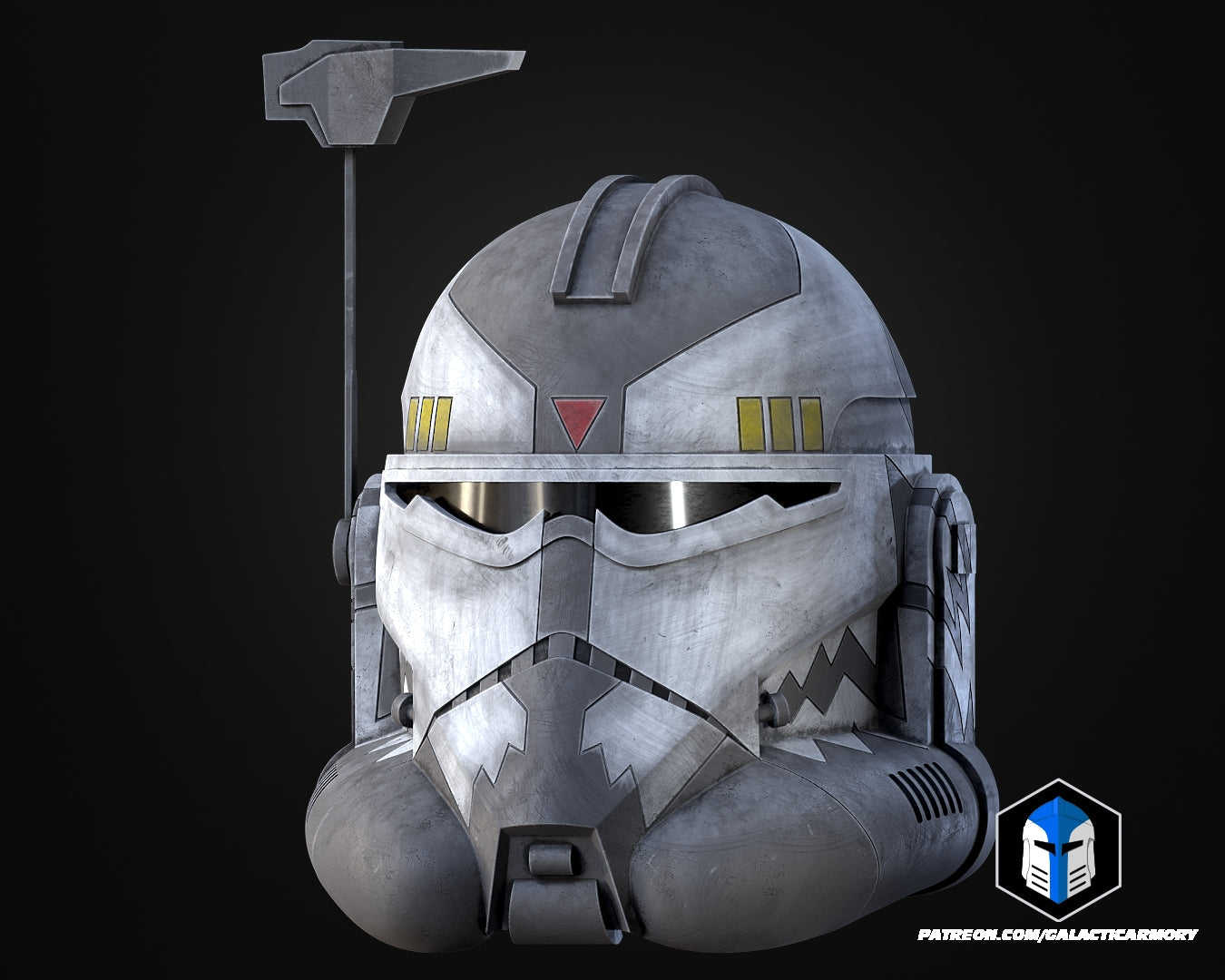 Commander Wolffe Helmet - 3D Print Files - Galactic Armory