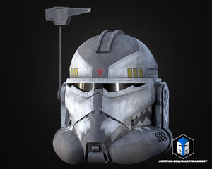 Commander Wolffe Helmet - 3D Print Files - Galactic Armory