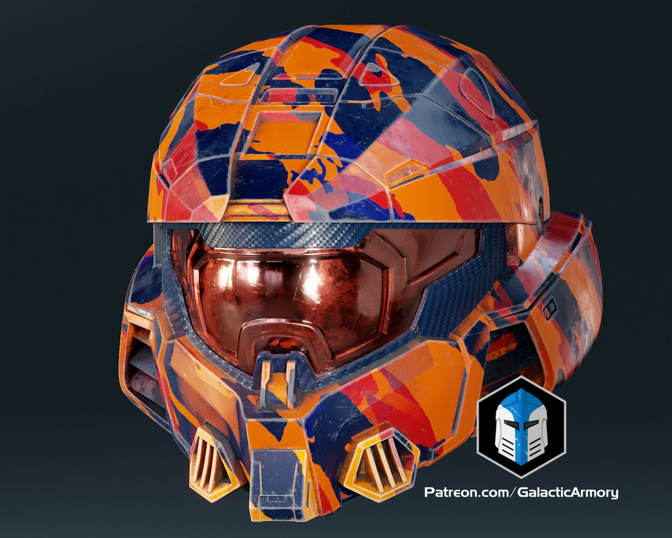 Halo Infinite Mark 7 Helm - 3D-Druckdateien