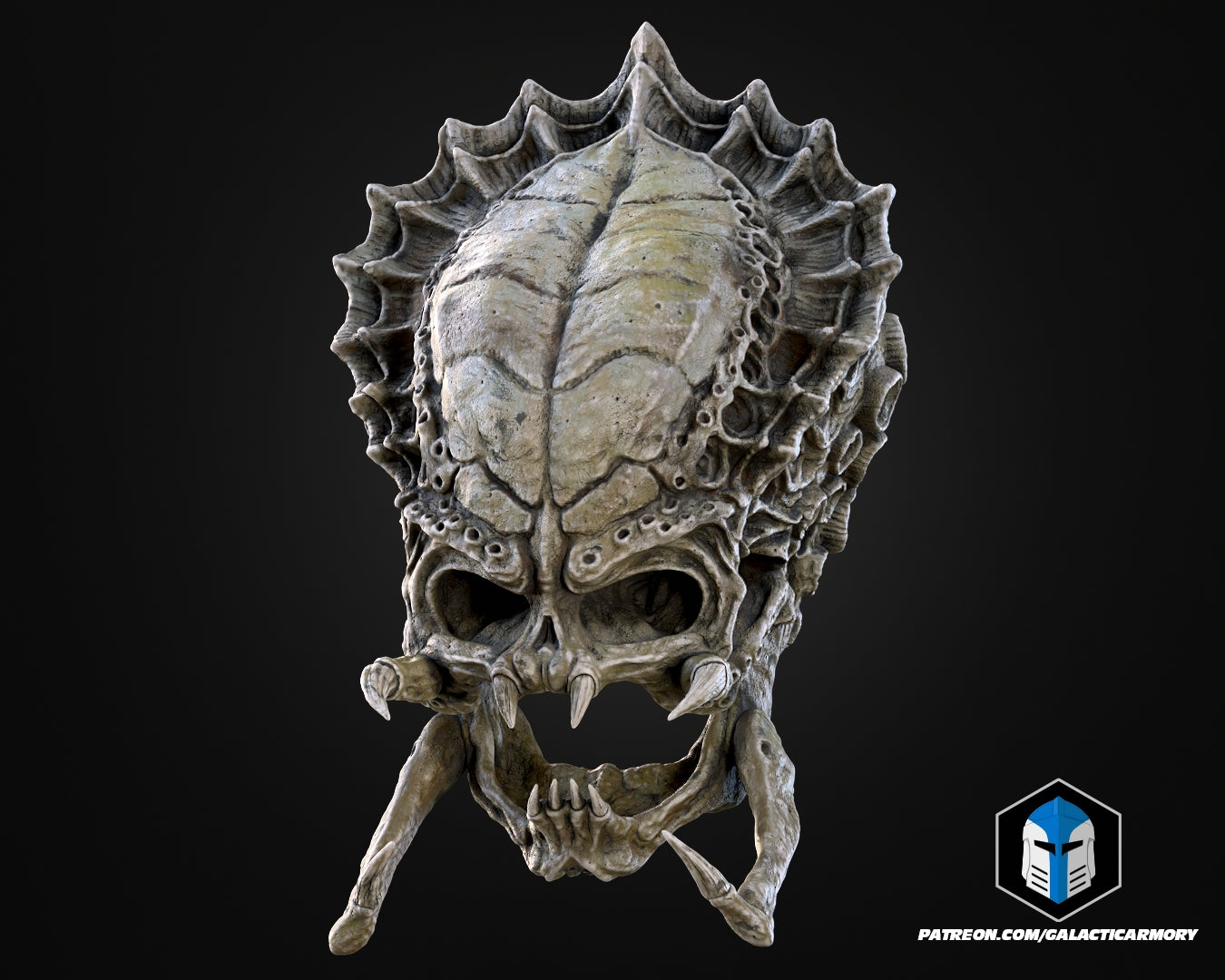 Predator Skull Trophy - 3D Print Files