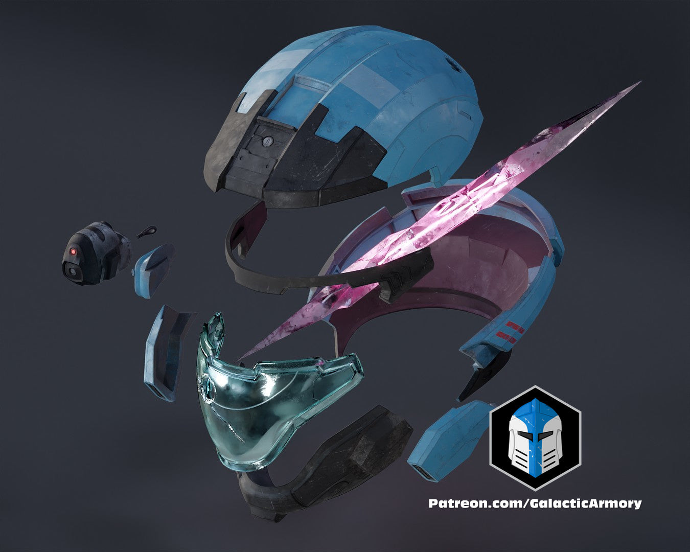 Halo Reach Air Assault – Kat-Helm – 3D-Druckdateien