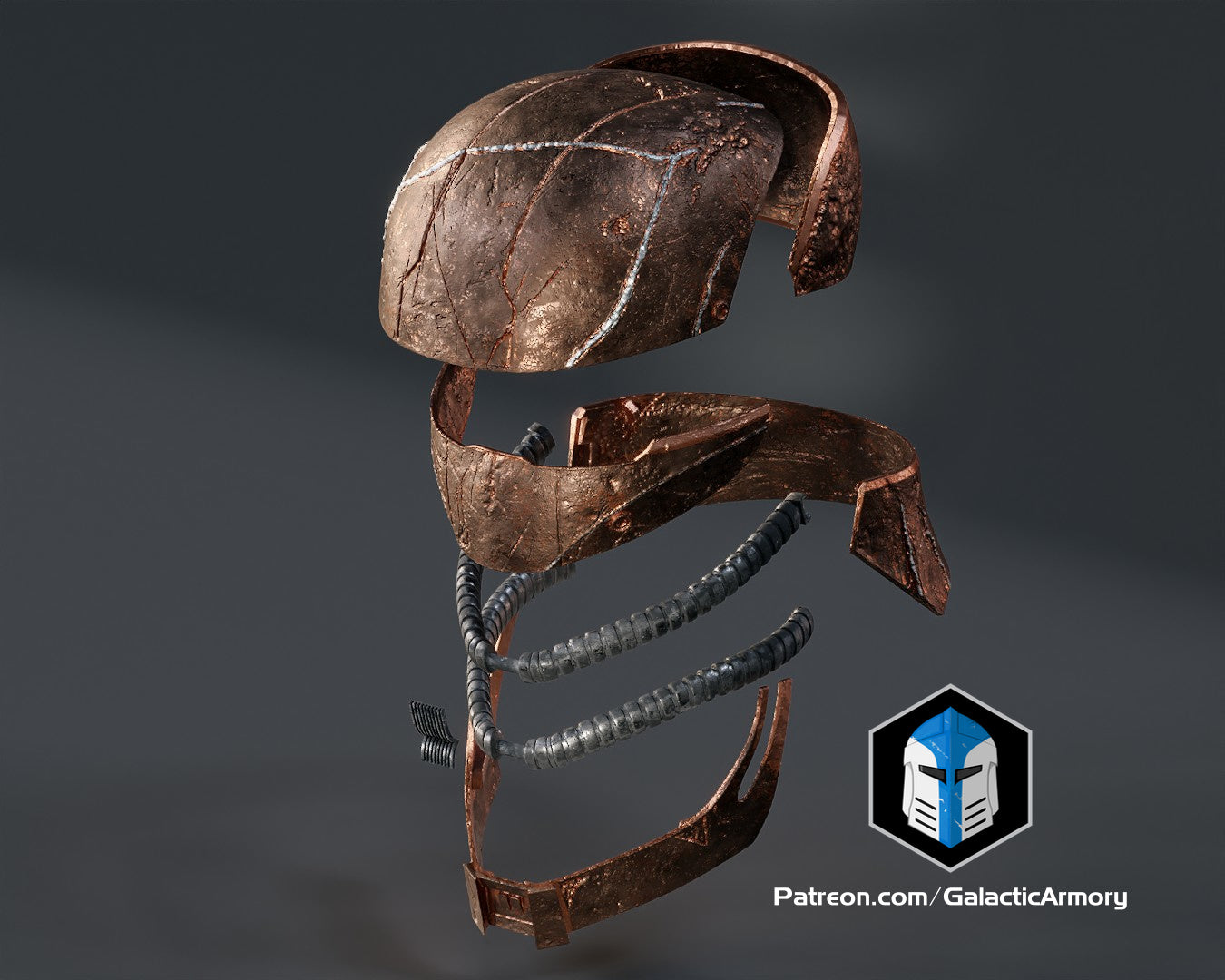 Der Acolyte Stranger Helm - 3D-Druckdateien