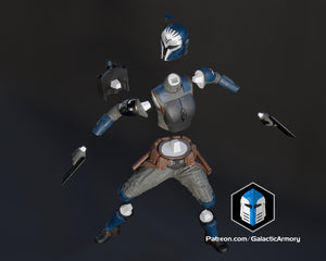 Bo Katan Figur - Pose 4 - 3D-Druckdateien