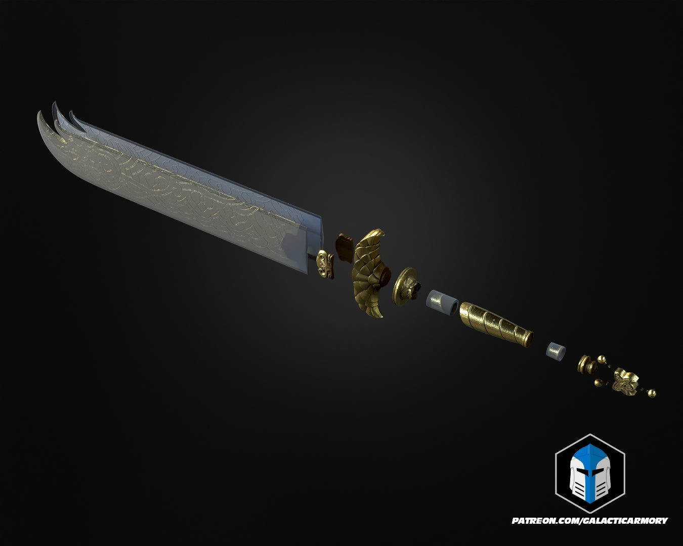 KPop Demon Hunters Rumi Armor and Swords - 3D Print Files