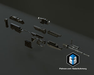 Halo Reach DMR - 3D Print Files