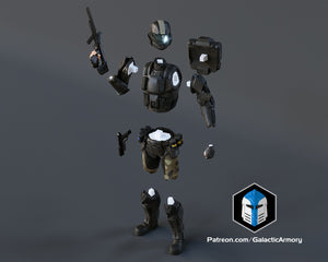Halo ODST Figurine - Pose 2 - 3D Print Files