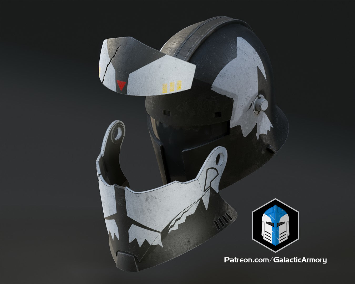 Bartok Medieval Commander Wolffe Helmet - 3D Print Files