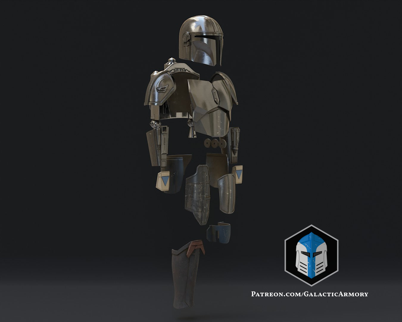 Mandalorian Beskar Armor - 3D Print Files - Galactic Armory