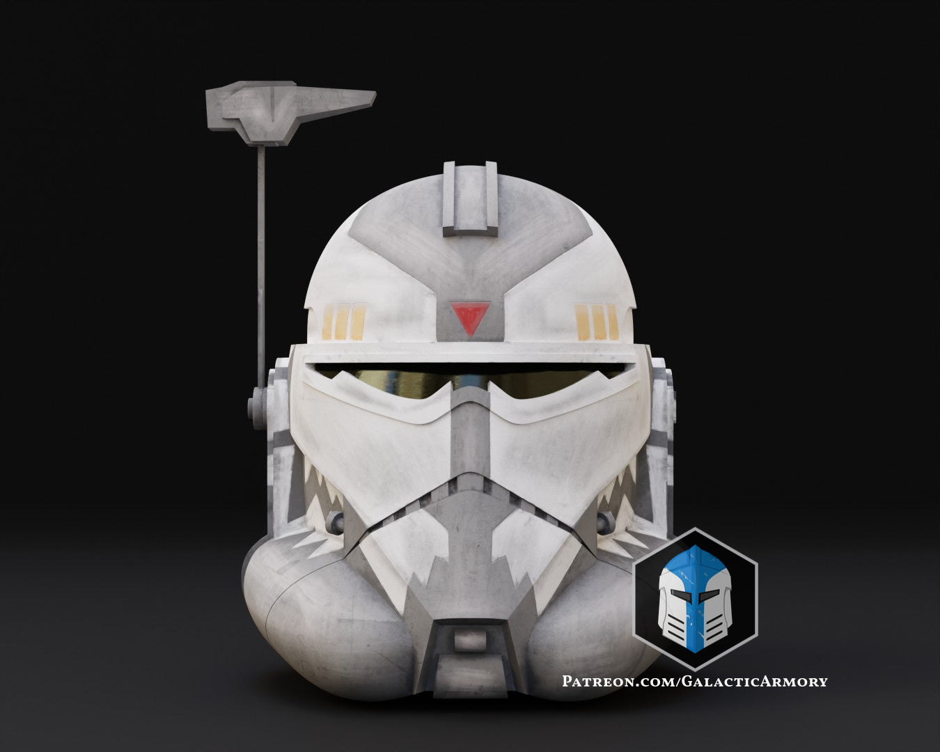 Commander Wolffe Helmet - 3D Print Files - Galactic Armory